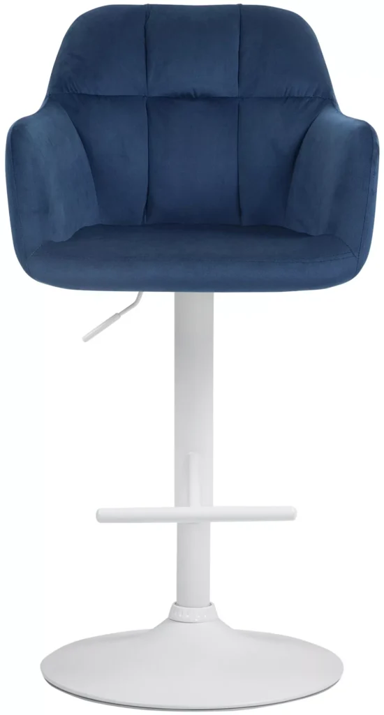 Baro kėdė "Natoma velvet" balta