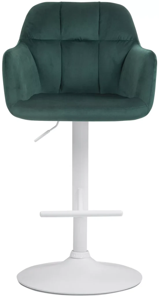 Baro kėdė "Natoma velvet" balta