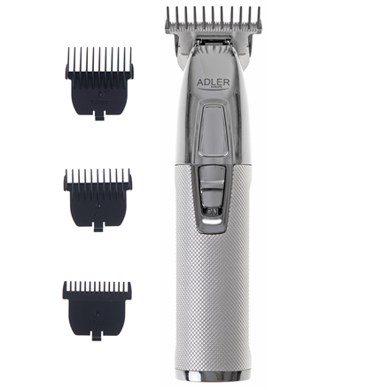 Plaukų kirpimo mašinėlė Adler Professional Trimmer AD 2836s Cordless Number of length steps 1 Grey