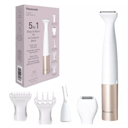 Plaukų kirpimo mašinėlė Panasonic 5-in-1 Body and Bikini Trimmer Kit  ES-WM31  Cordless  Wet & Dr