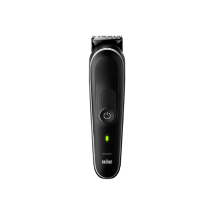 Plaukų kirpimo mašinėlė Braun MGK5410 All-in-one trimmer, Black/Grey  Braun