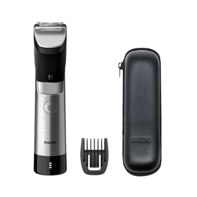 Philips 9000 Prestige Beard trimmer BT9810/15, SteelPrecision Technology, 3-level battery indicator, PowerAdapt Sensor|BT9810/15