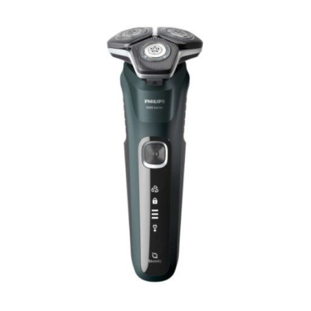 Philips Series 5000 wet and dry electric shaver S5884/50, SkinIQ, SteelPrecision blades, 360-D flexible heads, PowerAdapt Sensor|S5884/50