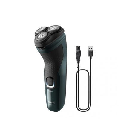 Philips Wet or Dry electric shaver X3002/00, Wet&Dry, PowerCut Blade System, 4D Flex Heads, 40min shaving / 1h charge, 5min Quick Charge|X3002/00?/PACKAGE