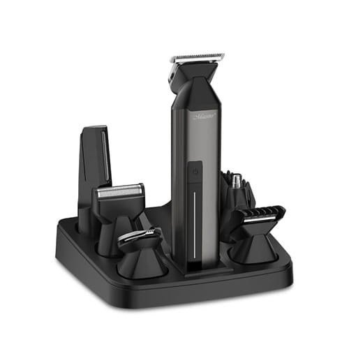 MAESTRO MR-660 6-in-1 USB plaukų kirpimo mašinėlių rinkinys