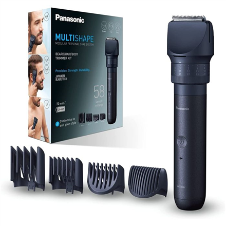 Plaukų kirpimo mašinėlė Panasonic Beard, Hair Trimmer  MultiShape ER-CKN1-PAC1  Cordless  Wet & D