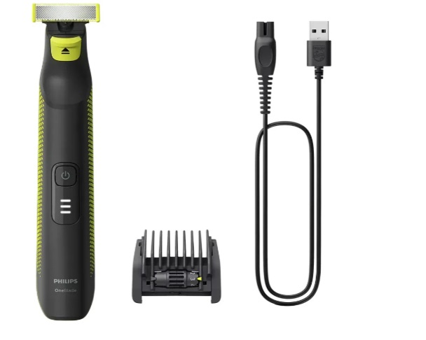 Plaukų kirpimo mašinėlė Philips OneBlade Pro QP6506/15, reguliuojamas 5-in-1 šukos, naudojimas šlapiu ir sausu būdu, LED skaitmeninis ekranas