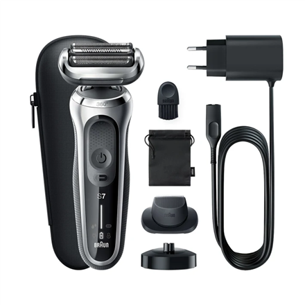 Braun | Shaver | 71-S4200cs | Operating time (max) 50 min | Wet & Dry | Silver/Black|71-S4200cs