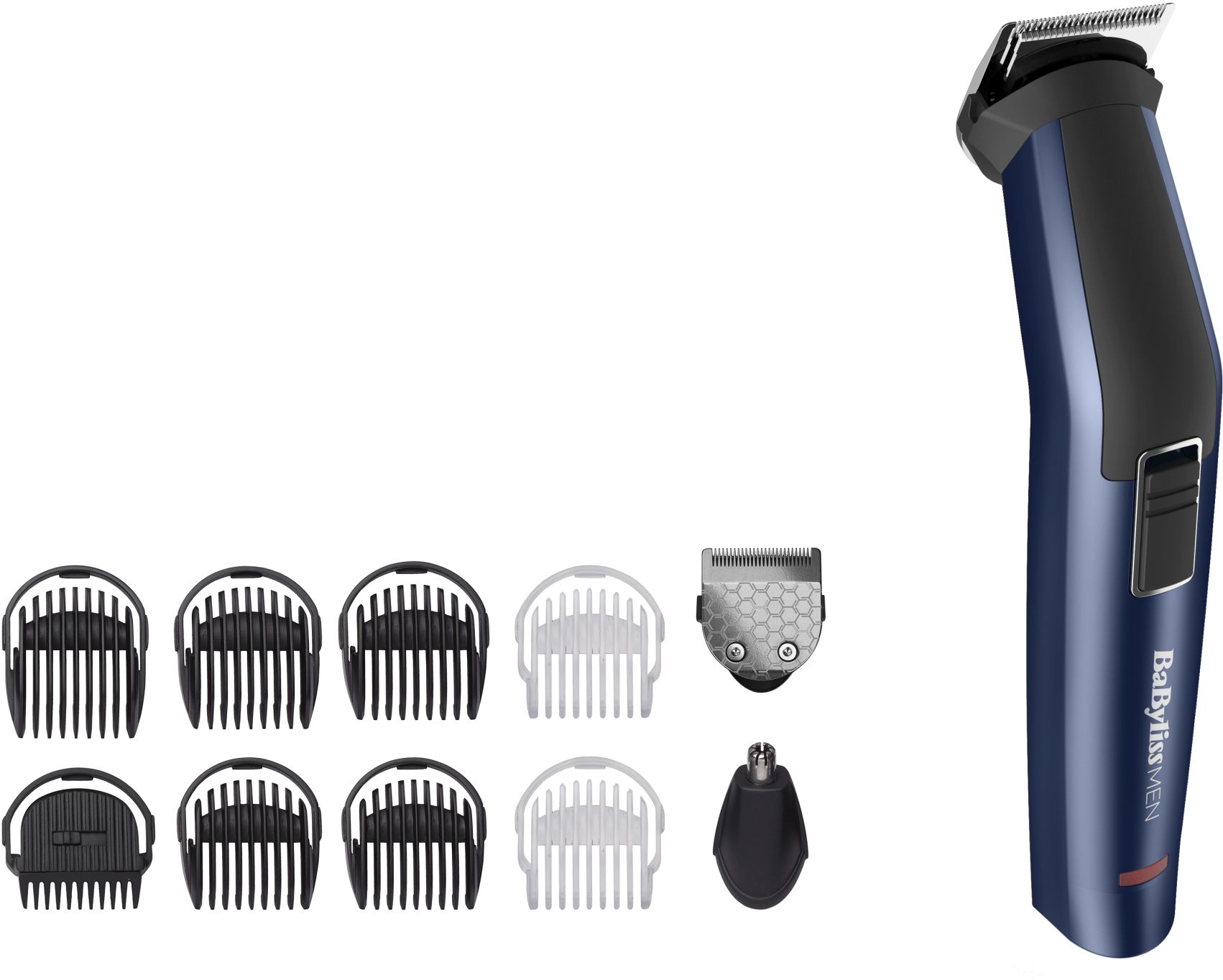 Skustuvas kūnui ir barzdai Babyliss 7255PE, 10in1, Mėlynas