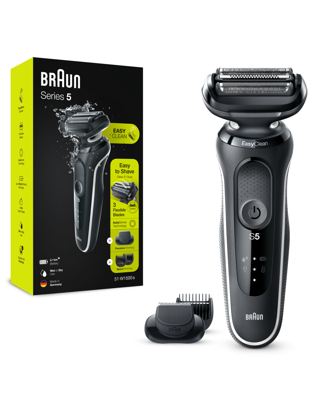 Barzdaskutė Braun Shaver 51-W1500s