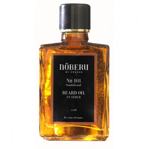Noberu Beard Oil Feather Lengvas barzdos aliejus, Sandalwood