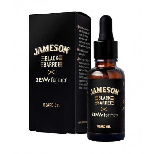 ZEW Nourishing Beard Oil Jameson Black Barrel X Maitinantis aliejus barzdai, 30ml