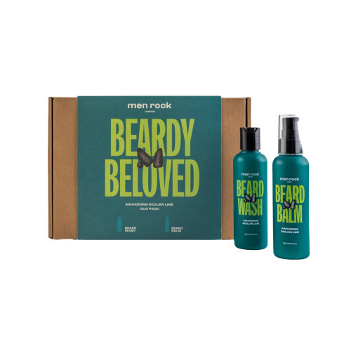 Men Rock Sicilian Lime Beardy Beloved Duo Kit Barzdos priežiūros rinkinys, 1vnt.