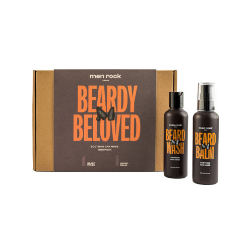 Men Rock Oak Moss Beardy Beloved Duo Kit Barzdos priežiūros rinkinys, 1vnt.