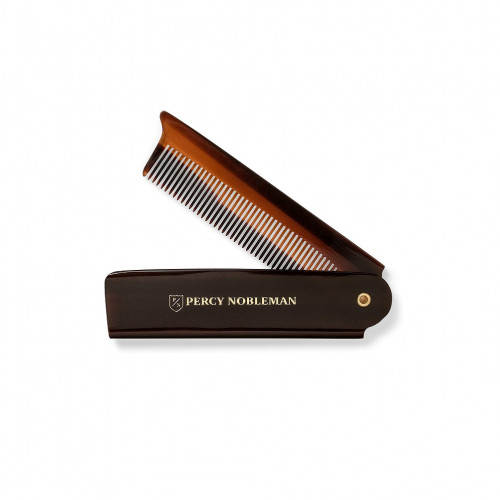 Percy Nobleman Folding Beard & Hair Comb Sulankstomos barzdos ir ūsų šukos, 1vnt