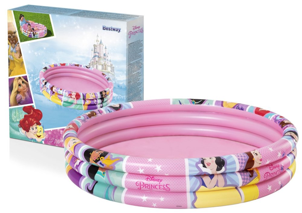 Bestway pripučiamas baseinas Princess DIsney, 122 x 25 cm