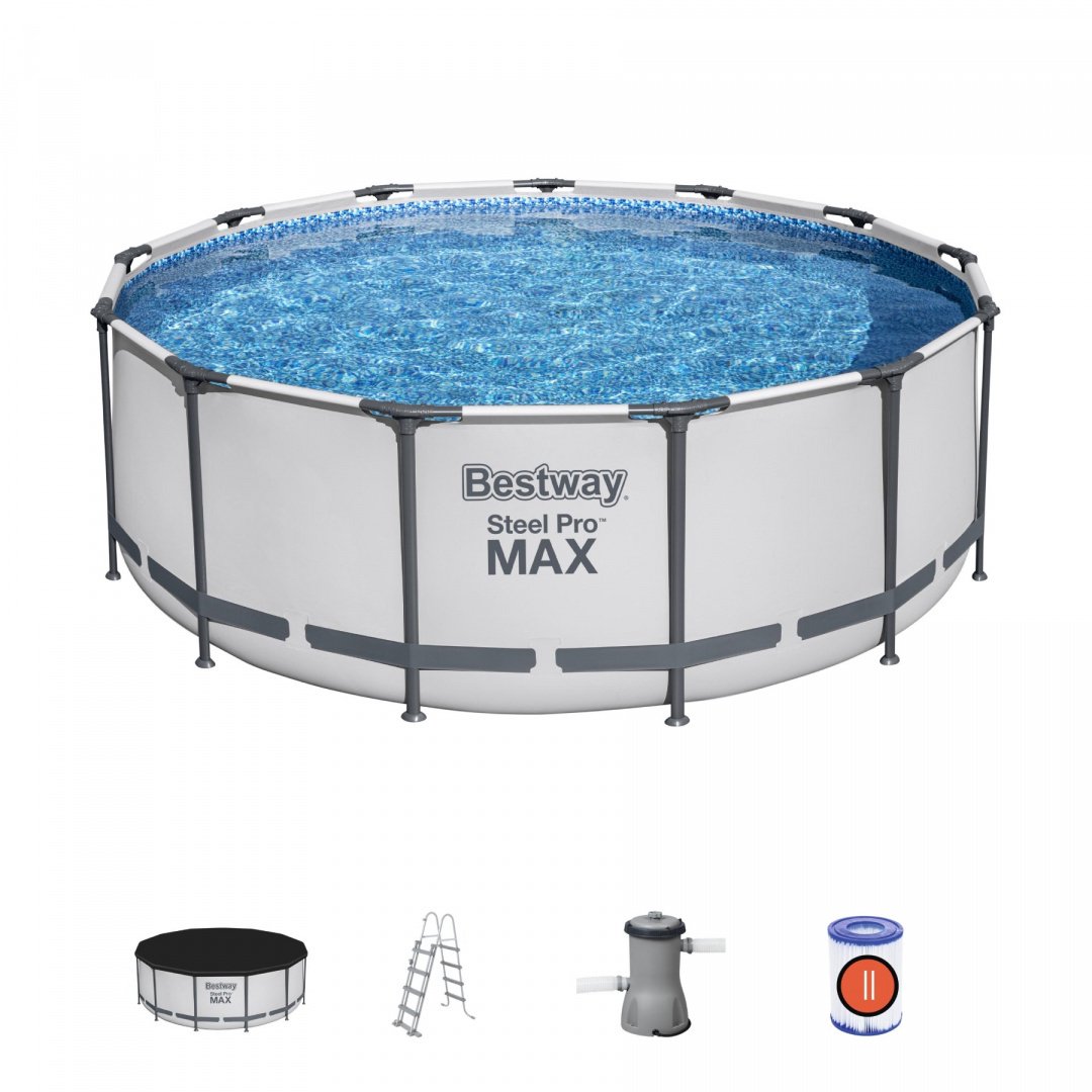 Karkasinis baseinas - Bestway Steel Pro Max, 396x122