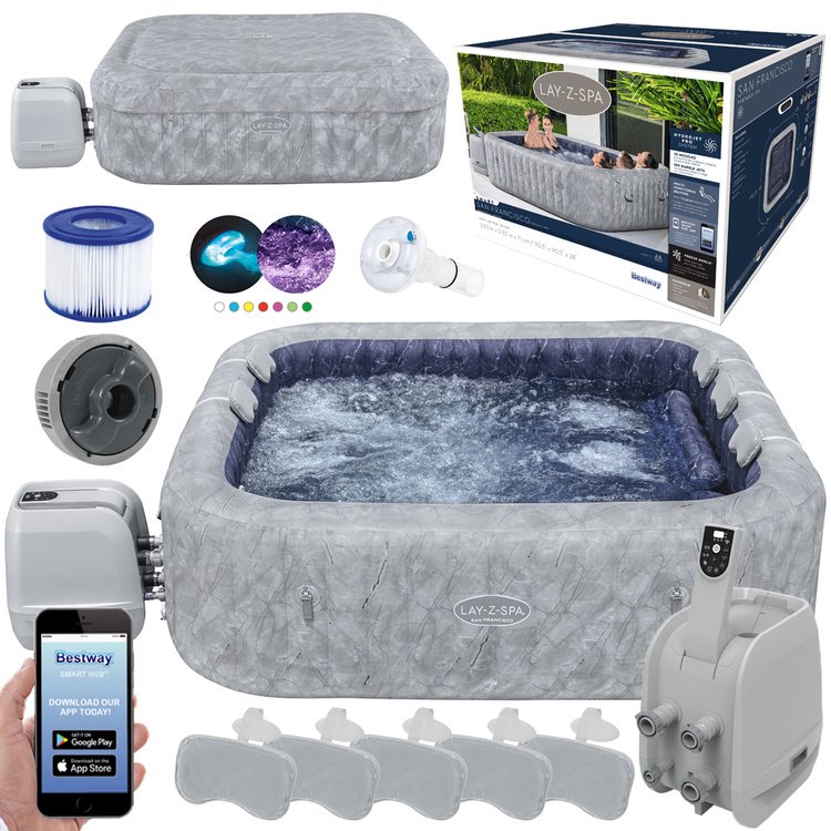 Bestway Lay-Z-Spa San Francisco sūkurinė vonia