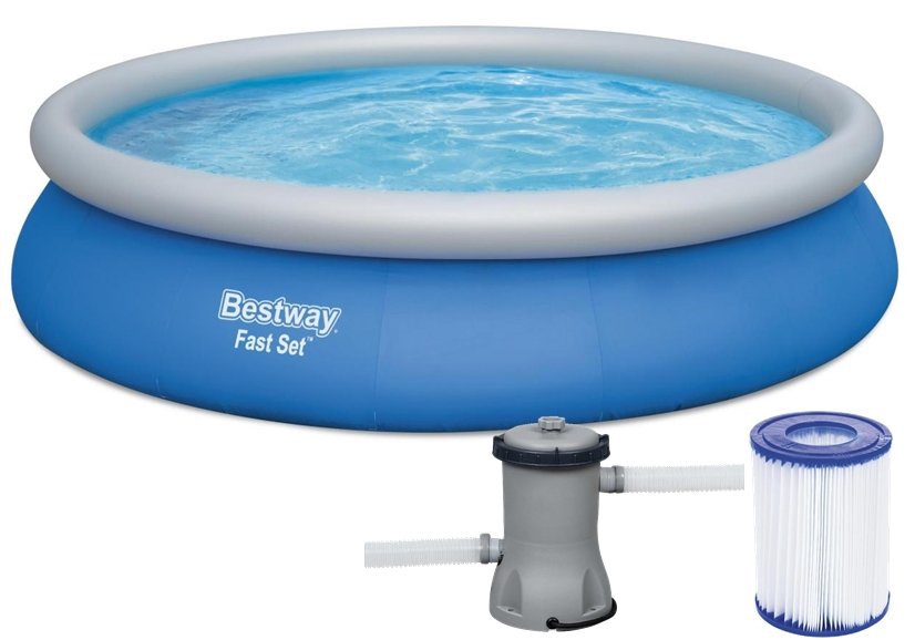 BESTWAY pripučiamas baseinas, 457 x 84 cm