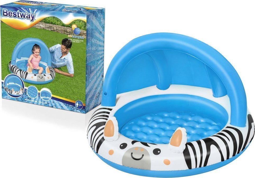 Bestway Bestway 52559 Basin inflatable and pumped bottom Zebra 97cm x 66cm