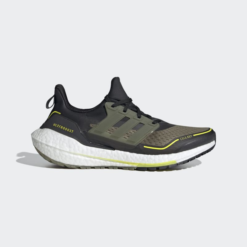 adidas UltraBOOST 21 C.RDY Core Black / Focus Olive - Dydis 43 (S23896 Bėgimo bateliai)