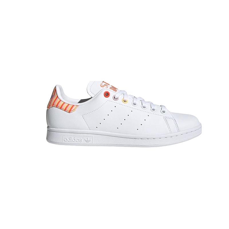 adidas Stan Smith WMNS Cloud White Clear Pink Solar Red - Dydis 38.5 (H03196 Laisvalaikio batai)