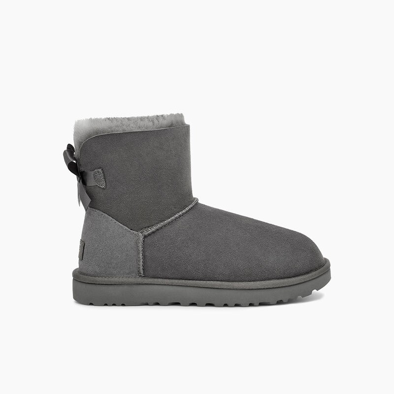 UGG Wmns Mini Bailey Bow II - Dydis 36 (1016501-GREY Žieminiai batai)