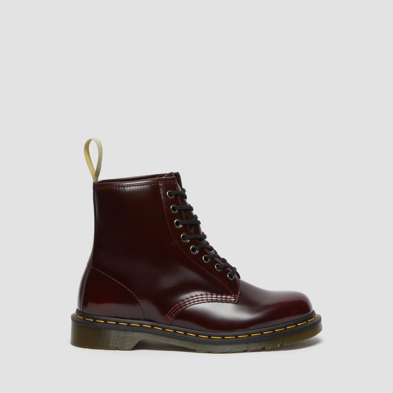 Dr. Martens Vegan 1460 Cherry Red Oxford Rub Off - Dydis 46 (23756600 Laisvalaikio batai)