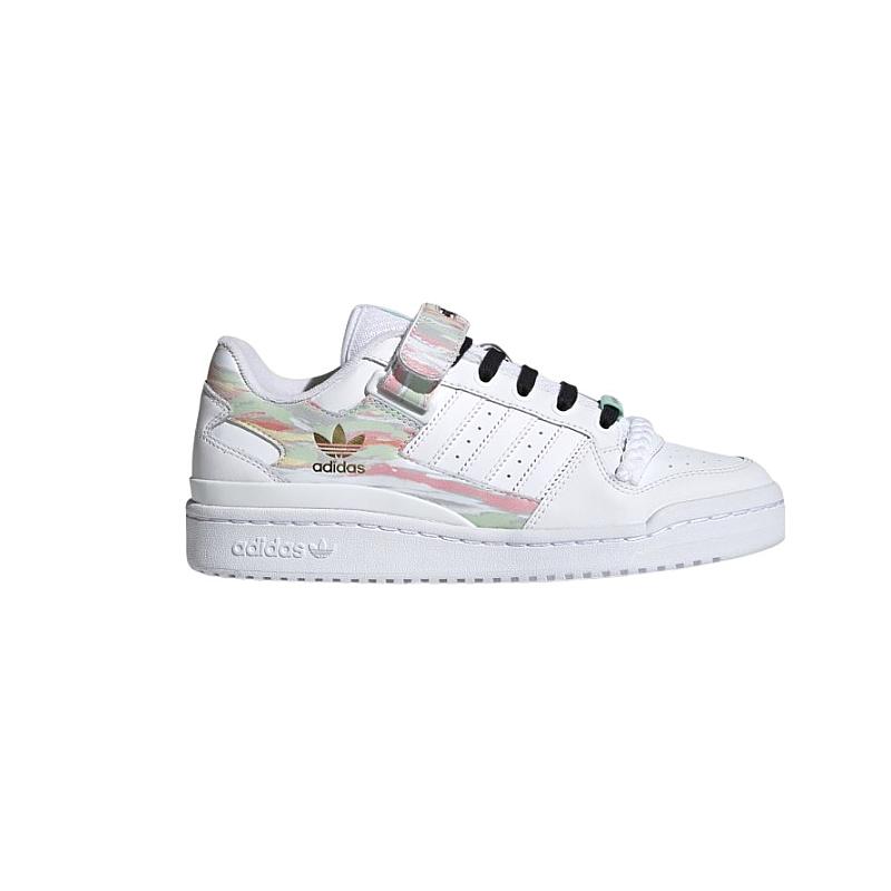 adidas Forum WMNS Low Cloud White Frozen Green - Dydis 38 (FY5119 Laisvalaikio batai)