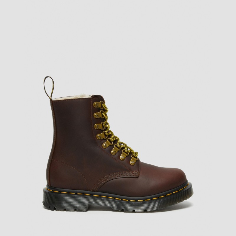 Dr. Martens 1460 PASCAL WINTERGRIP Dark Brown Snowplow - Dydis 36 (27007201 Laisvalaikio batai)