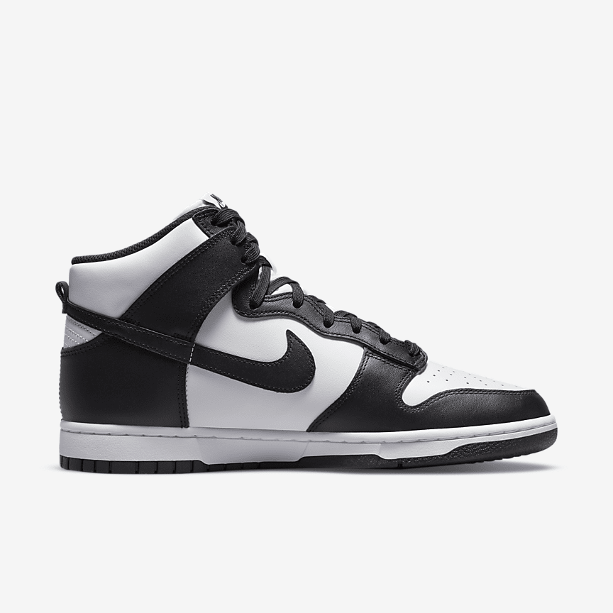 Nike Dunk High Retro Black White - Dydis 40.5 (DD1399-105 Laisvalaikio batai)
