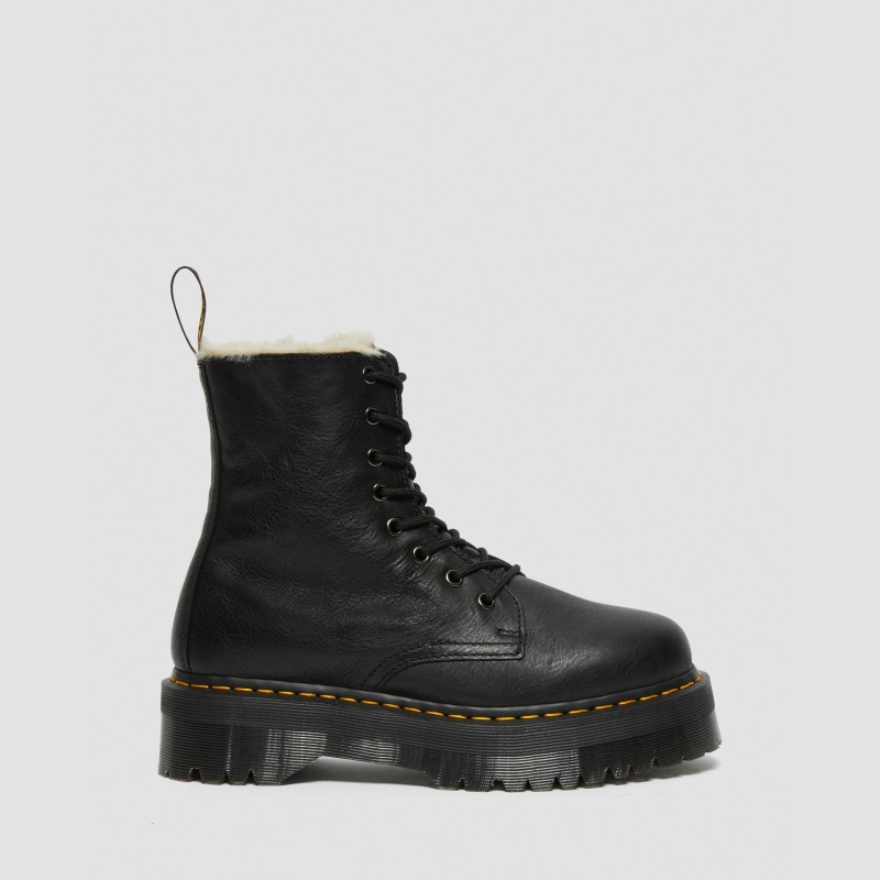 Dr. Martens Jadon Fur Lined Black Pisa - Dydis 43 (25637001 Laisvalaikio batai)