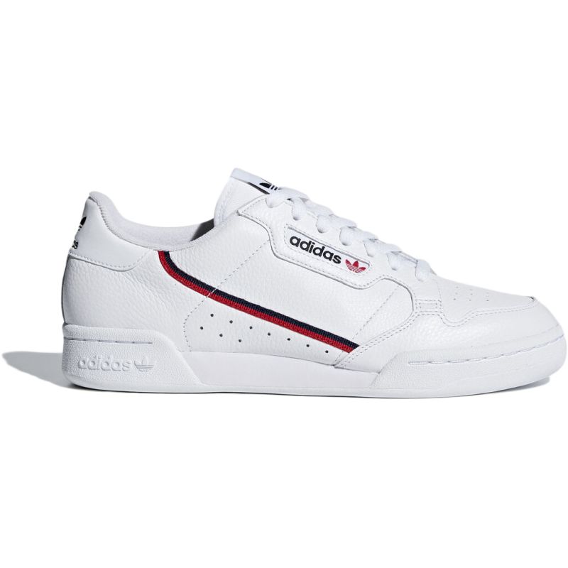 adidas Originals Continental 80 White Scarlet - Dydis 40 (G27706 Laisvalaikio batai)