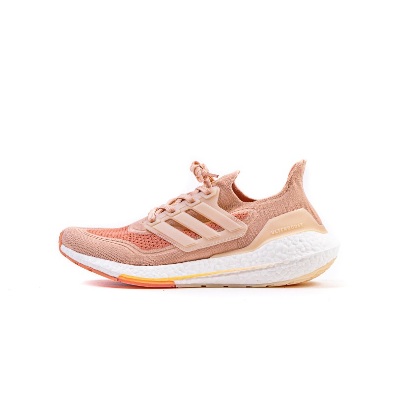 adidas UltraBOOST 21 WMNS Halo Blush Wonder White - Dydis 43 (S23838 Bėgimo bateliai)