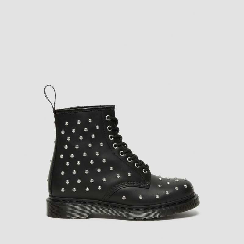 Dr. Martens 1460 STUD Black Wanama - Dydis 47 (27040001 Laisvalaikio batai)