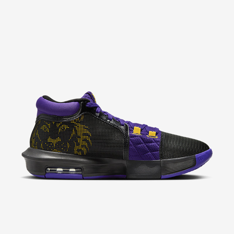 Nike Lebron Witness VIII Lakers - Dydis 41 (FB2239-001 Krepšinio bateliai)
