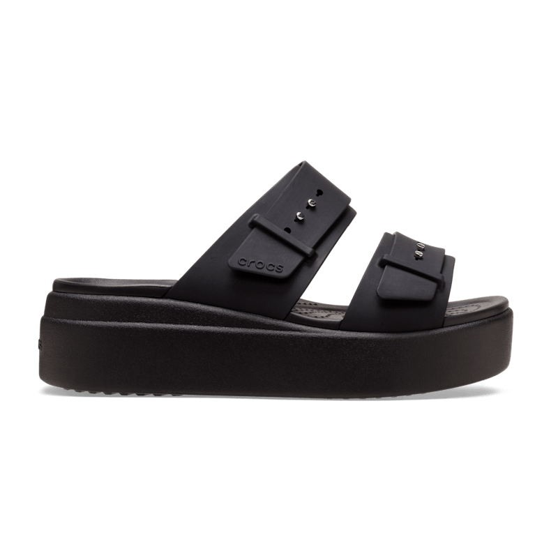 Crocs™ Brooklyn Sandal Low Wedge Women's - Dydis 40 (207431-001 Basutės)