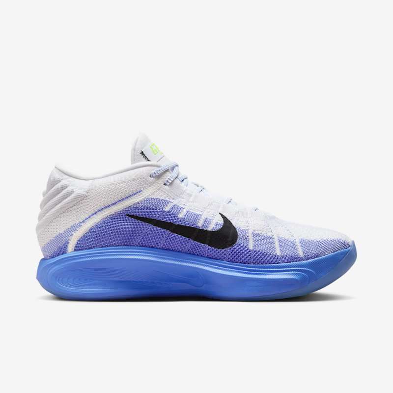 Nike G.T. Hustle 3 White/Black Royal Pulse-Volt - Dydis 44 (FV5953-100 Krepšinio bateliai)