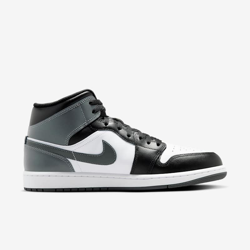 Air Jordan 1 Mid Black/Iron Grey-White - Dydis 44.5 (DQ8426-001 Laisvalaikio batai)