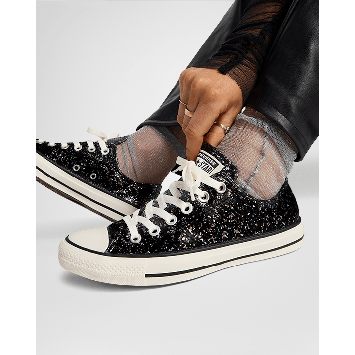 Converse Chuck Taylor All Star Glitter - Dydis 39.5 (A11138C Converse batai)