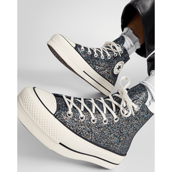Converse Chuck Taylor All Star Lift Platform Glitter - Dydis 35 (A09551C Converse batai)