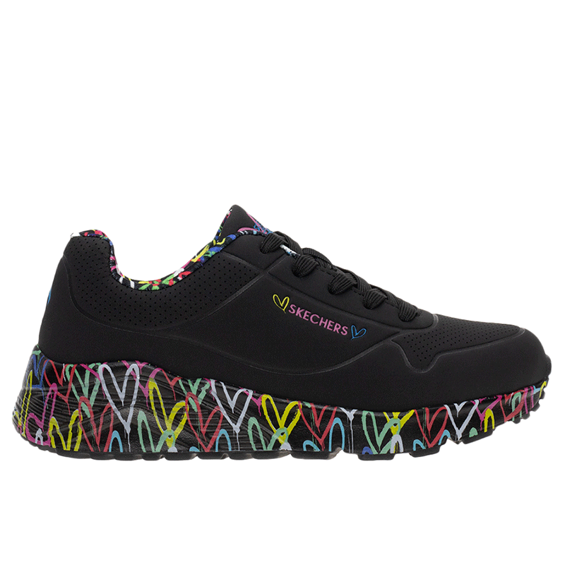 Skechers Uno Lite Lovely Luv - Dydis 36.5 (314976LBKMT Laisvalaikio batai)