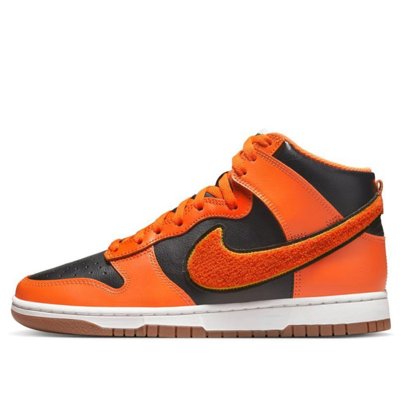 Nike Dunk High University "Chenille Swoosh" - Dydis 47 (DR8805-002 Laisvalaikio batai)