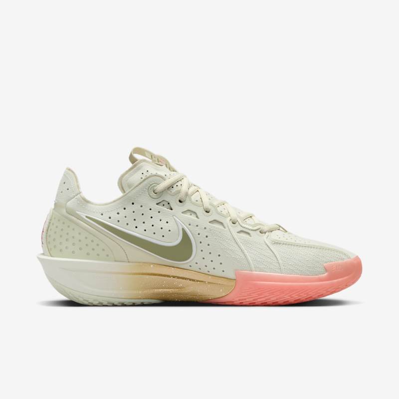 Nike G.T. Cut 3 Sea Glass/Metallic Gold/University Red/Oil Green - Dydis 46 (DV2913-005 Krepšinio bateliai)