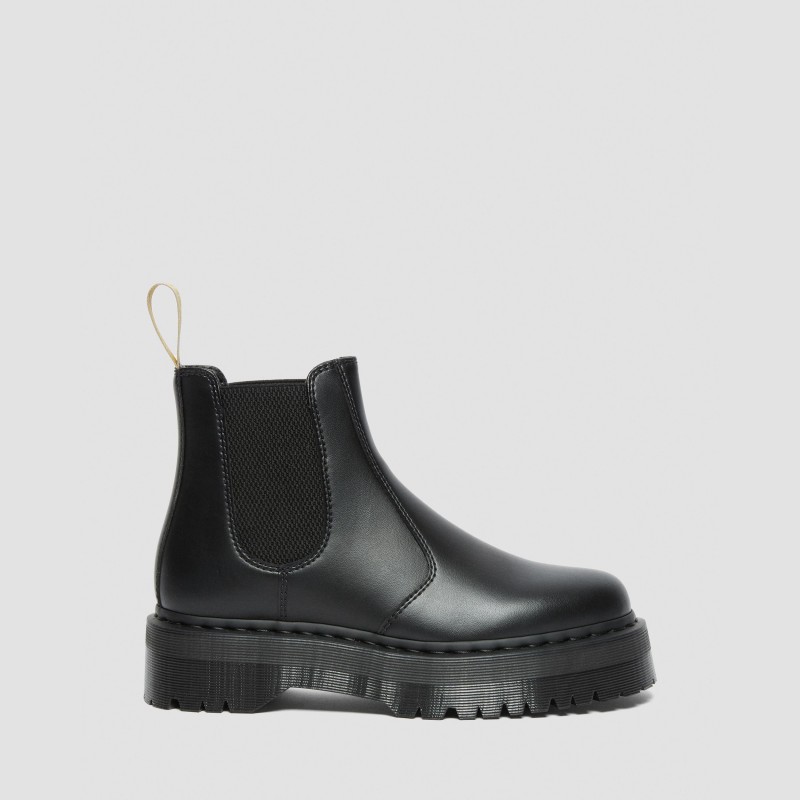 Dr. Martens 2976 VEGAN PLATFORM Black Felix Rub Off - Dydis 42 (27560001 Laisvalaikio batai)