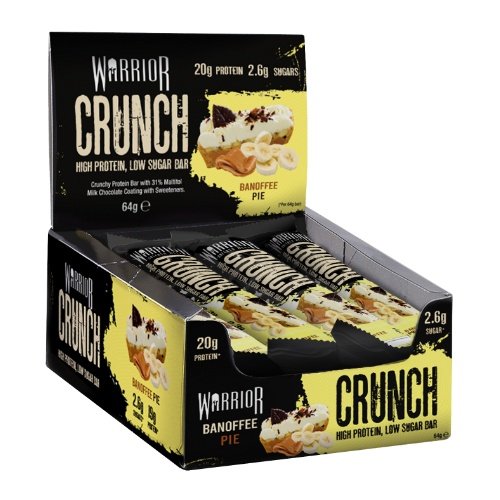 Warrior Crunch Batonėliai 12 x 64g skonis - Šokolado su apelsinais