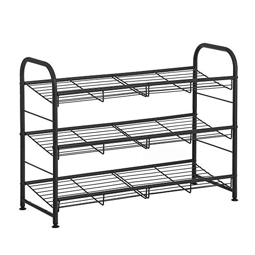 Metalinė 3 lygių batų lentyna | 12 porų batų | 68.5 x 27.5 x 49.5 cm