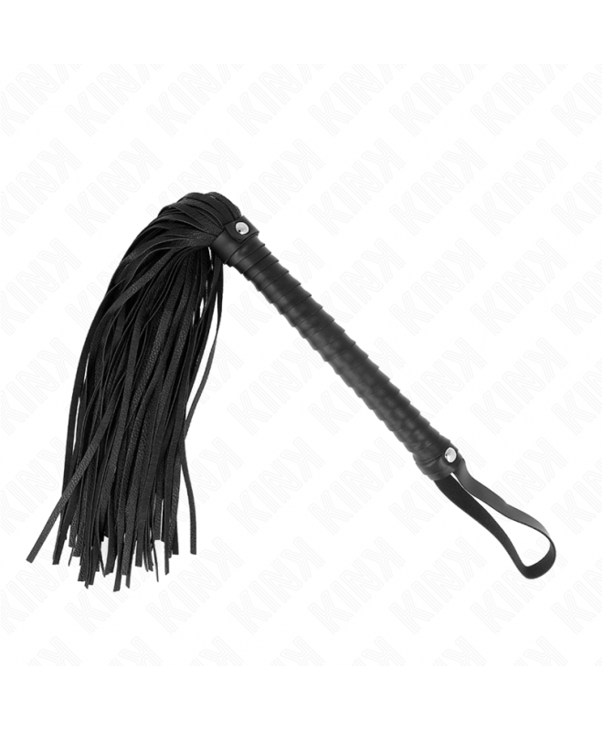 KINK - WHIP WITH BLACK TEXTURED HANDLE 48.5 CM