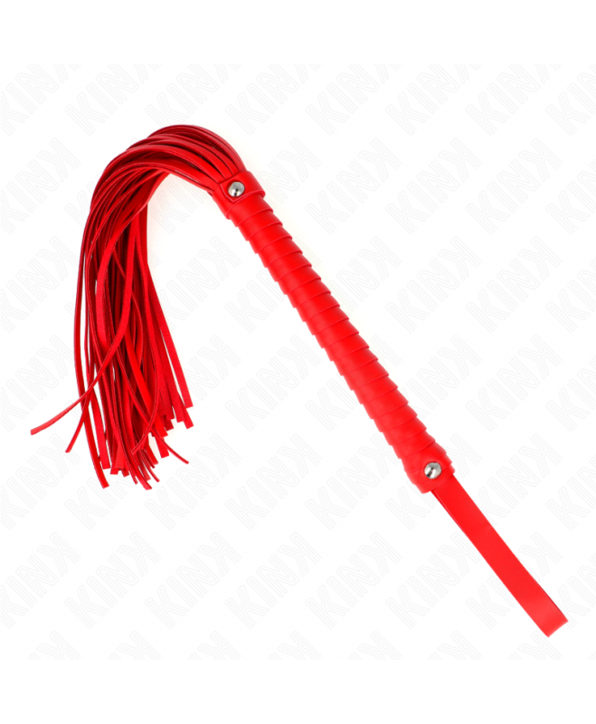 KINK - WHIP WITH RED TEXTURED HANDLE 48.5 CM