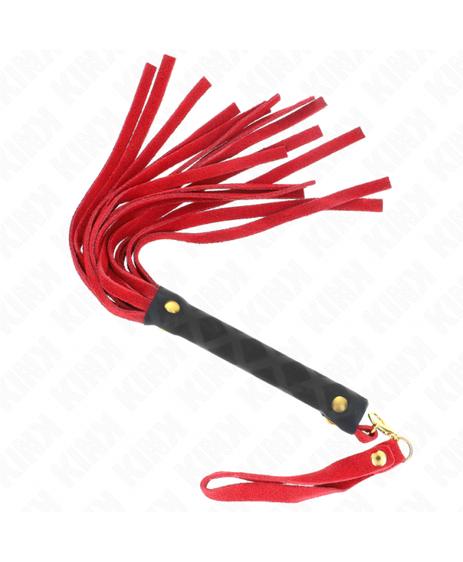 KINK - RED SUEDE MINI WHIP 30 CM